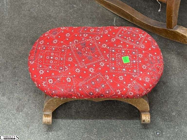 Sewing Rocking Chair and Foot Rest