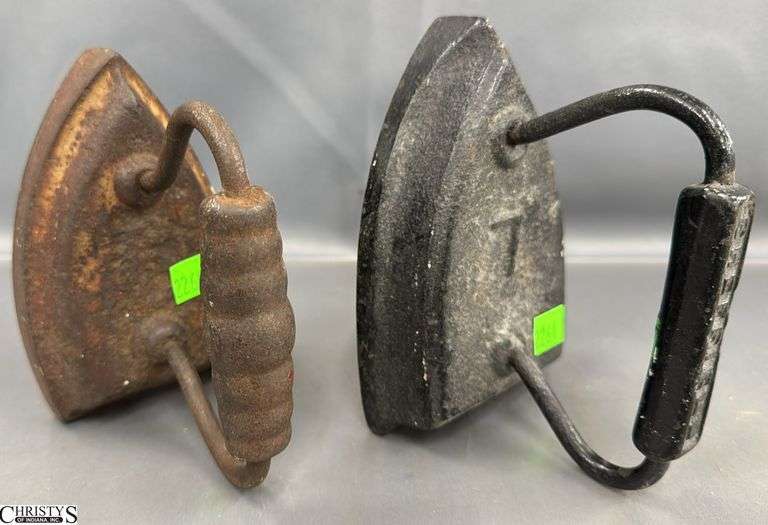 2 Sad Irons - Sheffield and Other - 6.5" of largest image