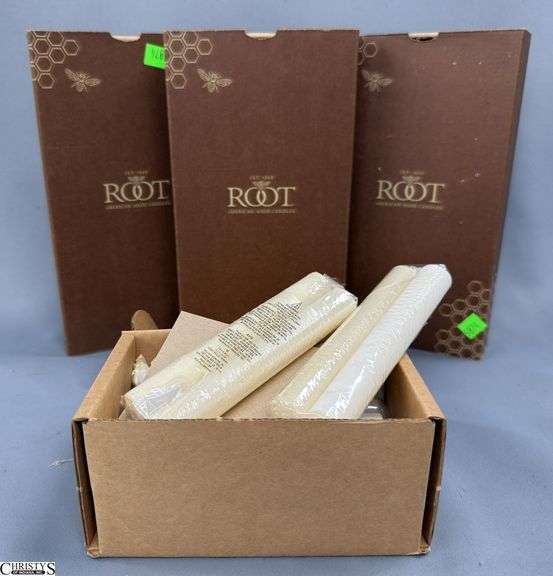 Taper Candles, Root Brand Garnet and Buttercream and Ivory Tapers image