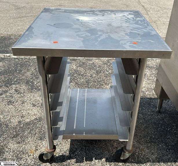 Stainless Tray Rack Small Table 31x27x34"3 image