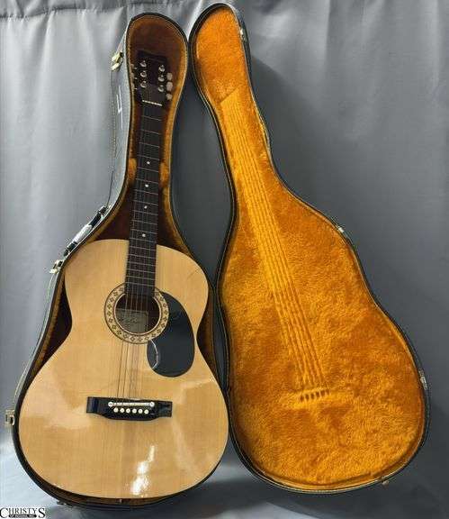 Hohner Model HW200 Acoustic Guitar in Case. From a Local School image