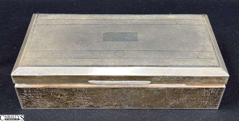 Marked Made In England Silver Box, 7x3.5x1.5" image