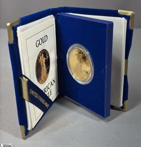 Gold American Eagle One Ounce Bullion Coin in Box image