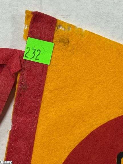 Kansas City Chief NFL Pennant Dated 1967.  There are some small holes in the felt.  See Photo