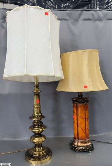 2 Table Lamps - 36" of tallest image