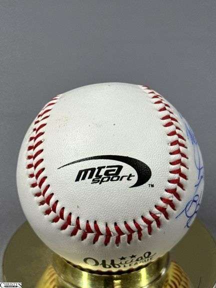 Red's Autographed Baseball Includes Phil Castellini, Walt Joketty, and 3 Others
