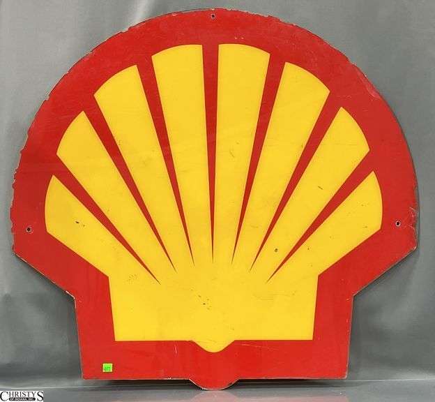 Plastic Shell Sign 35.5x33 image