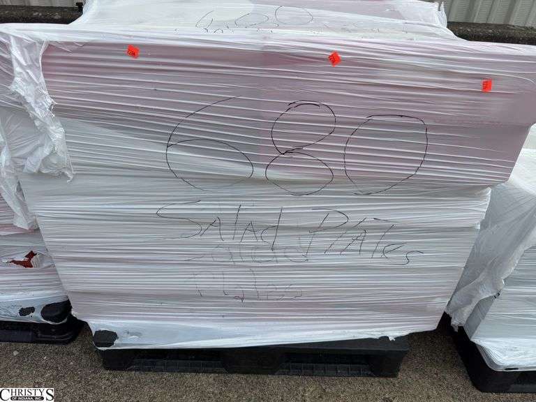 Pallet of Salad Plates image
