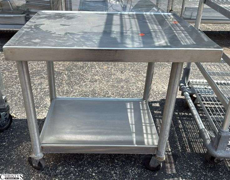 Stainless Loose Top Roling Cart 30x24x27" image