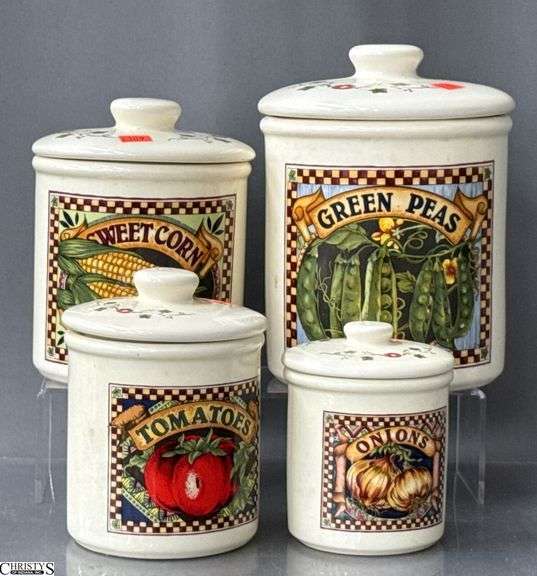 4 pcs Canister Set Tallest 9" image