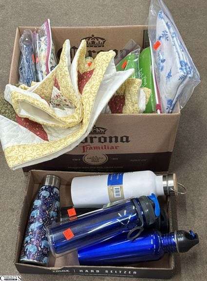 Table Cloths, Water Bottles, Shams image