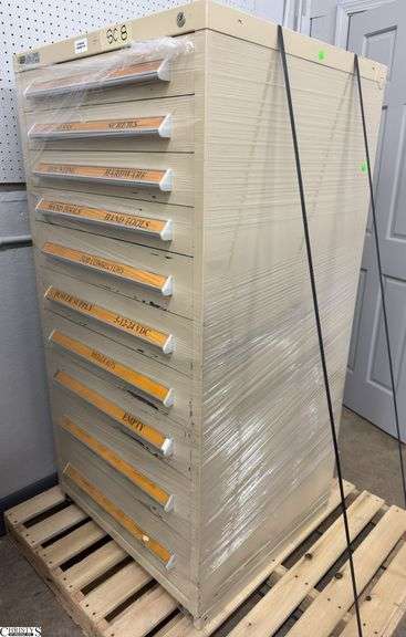 Tan Parts Cabinet 30x28x59 image