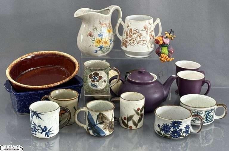Tea Pot, Pitchers, Ceramic Baker, Mugs, Oval Dish, Mugs image