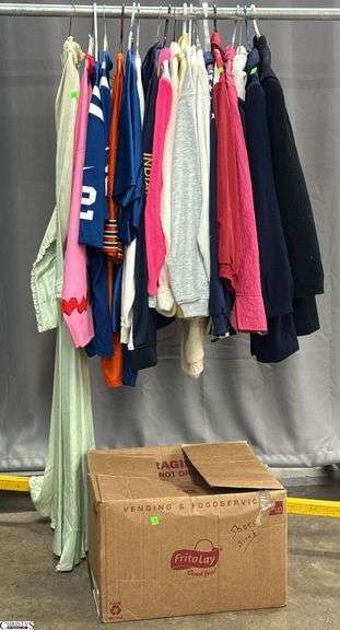 Used Clothing and Shoes, Rack is NOT included image