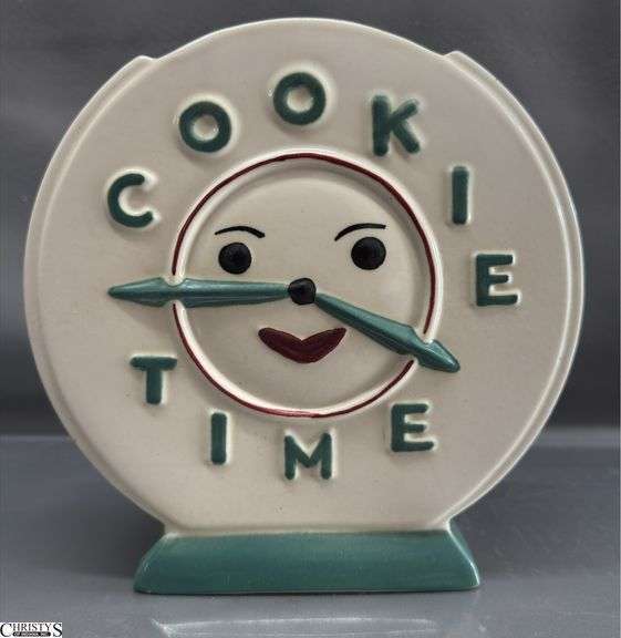 Abingdon Cookie Time Cookie Jar No Lid 8" Tall image