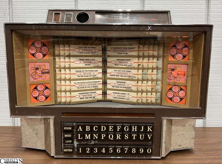 Rowe AMI Table Top Juke Box Lights Up image