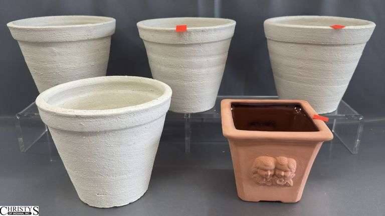 5 Planters Larger 4 Measure 6.5" image