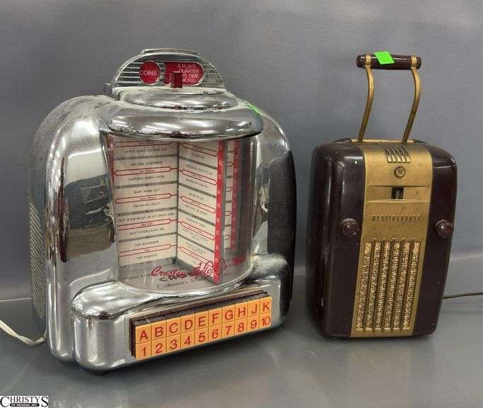 Vintage Reproduction Crosley Juke Box, Westinghouse Radio image