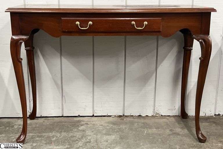 Hickory Chair Company Single Drawer Console Table - 41" x 15" x 29" - has damage to surface image