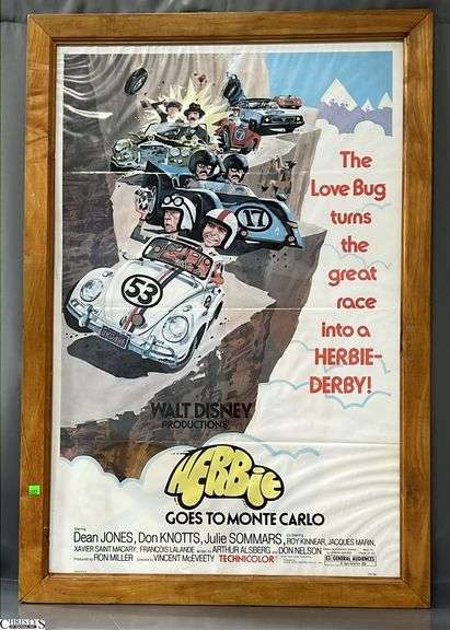 Herbie Goes To Monte Carlo Framed Movie Poster 31x44" image