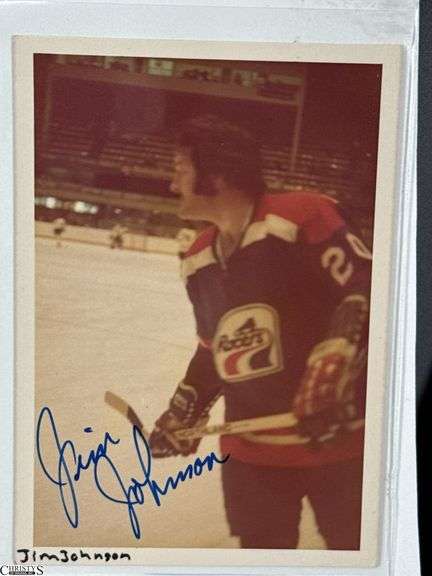 57 Indianapolis Racers Snapshots.  Mid 1970's.  Some are autographed.  Also included are Bill Estes Chevrolet Hockey Player Autographed Photos