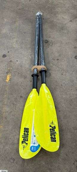 2 Yellow Pelican Kayak Paddle image