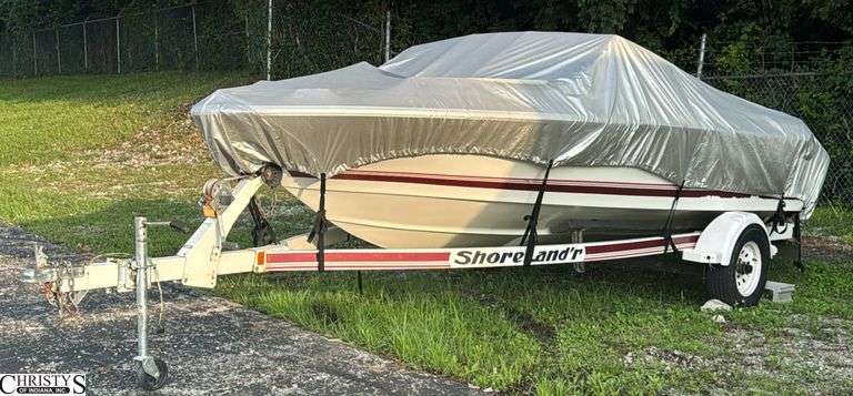 1994 Sea Ray 190BR Boat HIN SERV1341H394 and 1995 Shore Land Trailer VIN 1MDCG8N11SF694967