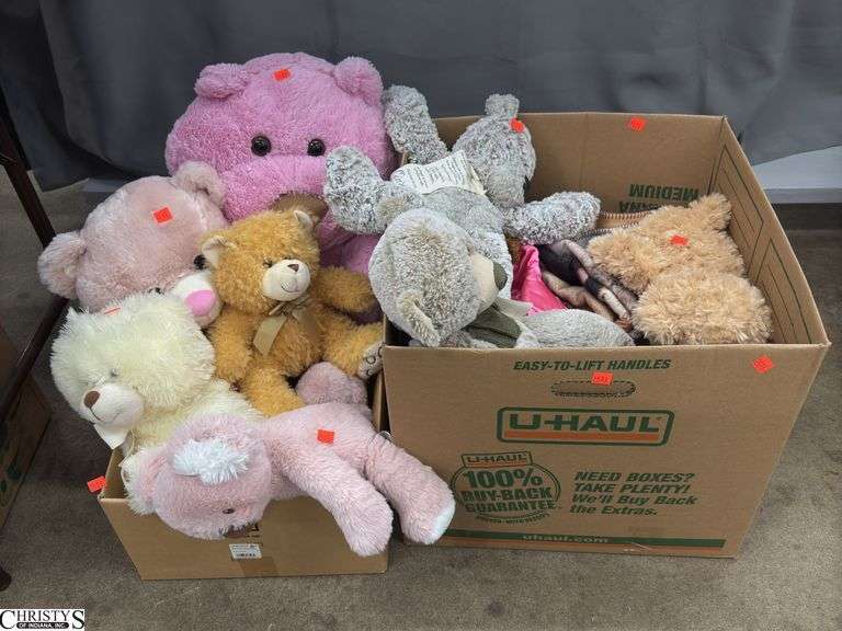 Plush Bears, Demdaco Pocket Prayer Bear & Giving Bear, Gund, BAB, Ganz, Throw Blanket image