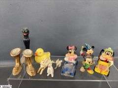 Avon, Lidded Urn, Marked Italy Bowl, Matchbox Minnie Mouse, Steamer Pot