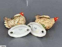Rooster Figurines, Composite Tallest 9", Country style Kitchen Items, Jelly Belly, Canisters