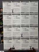 9 Uncut Sheets of Indianapolis 500 Trading Cards