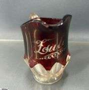 5pcs Ruby Creamer Pitchers, Tourist and Small Glass