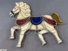 Carousel Horse Collectibles, Musical, Bell, Stained Glass, Tous