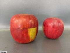 Cowparade The Warrior Cow, Shadow Boxes, Apples, Wood Discs