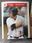 Indianapolis Indians Baseball Memorabilia.  Includes Trading Cards, Indians Scorecard, 11x17 Lager Poster, Bill Buckner Autographed Indians Ball and Photograph