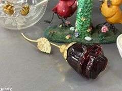 Hens On Nests, Candy Dish, Lidded Turkey, Ceramic Purse and Dress, Telephone Birds 8" Tallest
