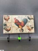 Decor Trunk, Bustier Vase, Rooster Key Holder, Vintage Bag