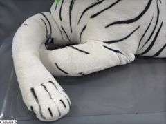 Large Plush White Tiger in Tote