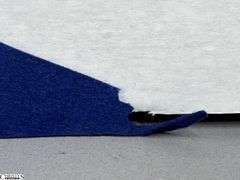 The San Diego Chargers NFL Pennant Dated 1967.  The tip of the pennant is damaged.  See Photo