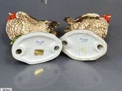 Rooster Figurines, Composite Tallest 9", Country style Kitchen Items, Jelly Belly, Canisters