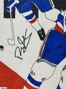 Autographed Checkers Poster 16x20.  Metro / Checkers Poster Night March 27, 1982