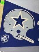 Dallas Cowboys Pennant.  Date is wearing off.