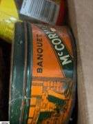 Empty Tins Assortment, Some Old, Some Reproduction