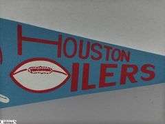 Houston Oilers NFL Pennant Dated 1967