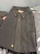 Red Kap Button Up Size Small Black Long Sleeve Uniform Shirts - appear to have discoloration from storage