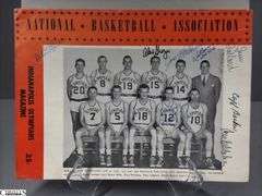 George Mikan Autographed 1951 Lakers Game Program