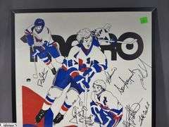 Autographed Checkers Poster 16x20.  Metro / Checkers Poster Night March 27, 1982