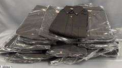 Red Kap Button Up Size Small Black Long Sleeve Uniform Shirts - appear to have discoloration from storage