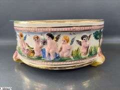 Avon, Lidded Urn, Marked Italy Bowl, Matchbox Minnie Mouse, Steamer Pot