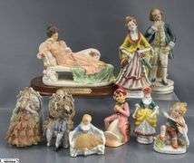 Made In Occupied Japan and Other Figurines Some Wear, 4" Tallest